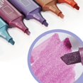 thumbnail image 5 of Meiiso Glitter Highlighter, Chisel Point, Sparkly Markerd, Cheap Multiple Color Combinations, 6 Count, 5 of 7
