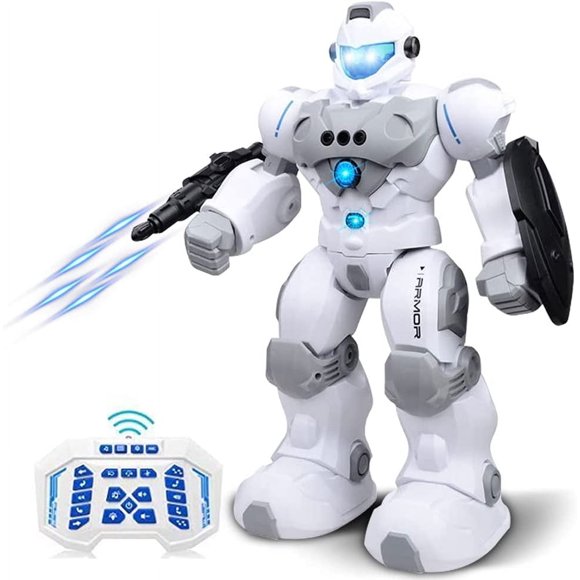 Yeacher RC Robot for Kids Intelligent Programmable Robot Dancing, Singing,Blue Eyes,Gesture Sensing