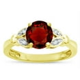 thumbnail image 2 of Star K � Round 7mm Genuine Garnet Marquee Design Promise Engagement Ring, 2 of 9