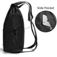 thumbnail image 3 of Lightweight Waterproof Drawstring Sports Backpack Gym Sack for Men Women Travel Running, 3 of 7