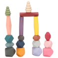 thumbnail image 4 of Stacking Toys, Wooden Blocks Hand Eye Coordination Colorful  For Home Or Anywhere, 4 of 8