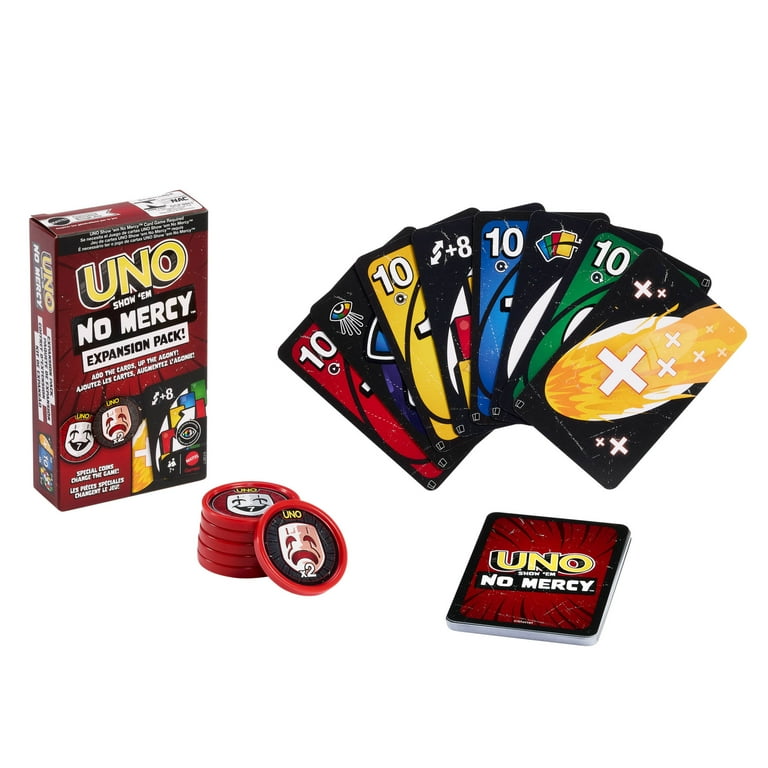 UNO Flip, UNO Show ‘Em No Mercy, UNO Show ‘Em No Mercy Expansion Pack