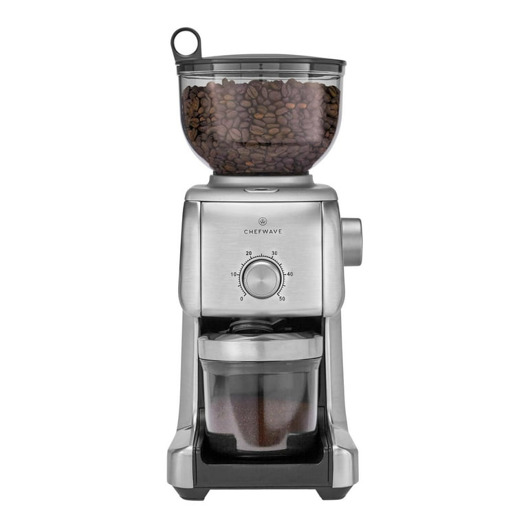 ChefWave Bonne Conical Burr Coffee Grinder with 16 Grind Settings