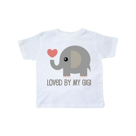 

Inktastic Loved By My Gigi Grandma Gift Toddler Boy or Toddler Girl T-Shirt