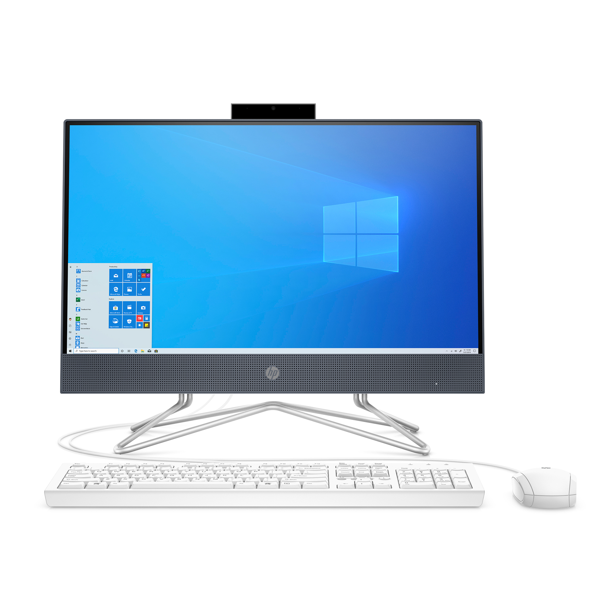 HP All-in-One 22-df0013w, 22-inch diagonal FHD IPS monitor (1920x1080)