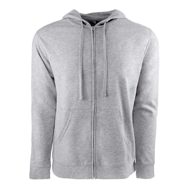 Next Level 9601 Adulto French Terry Zip Hoody HTH Gry/HTH Gry S Ropa de siguiente nivel 9601