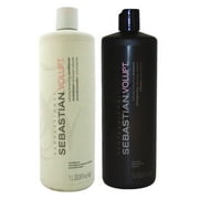 Volupt Volume Boosting Shampoo and Conditioner Kit by Sebastian for Unisex - 2 Pc Kit 33.8oz Shampoo, 33.8oz Conditioner