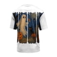 thumbnail image 6 of Halloween Shirts for Men Short Sleeve Round Neck Pumpkin Bat Print Pullovers Causal Loose Funny T Shirts, 3XL, 6 of 7