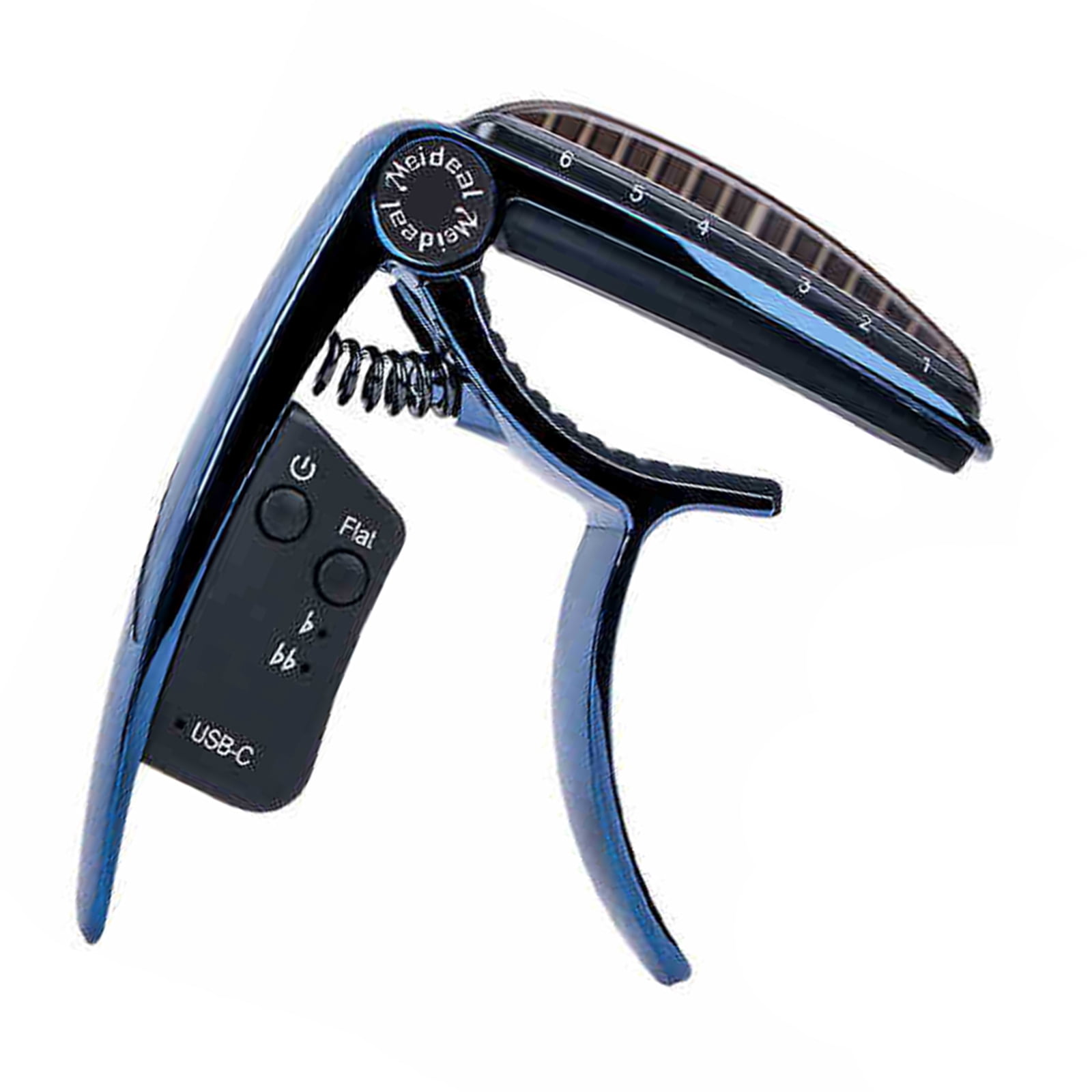 Metal Guitar Capo Easy to Carry Recording Studio Capo Spring Clamp Capo Perfect for Beginners and Professional Player