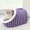Purple, variant on Cute Striped Semi-Enclosed Cat Bed, Removable Pet House Washable Warm Pet Nest for Small to Medium Cats and Dogs