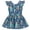 Blue, frozen, variant on Disney Minnie Mouse Floral Toddler Girls Chambray Skater Dress Flowers 2T