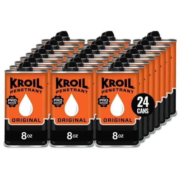 Aceite penetrante original KROIL para máquinas, lata de 8 onzas, 24 unidades