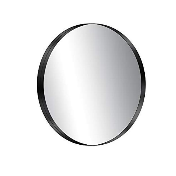 Black Round Bathroom Decorative Mirrors, Round Decorative Mirrors Black