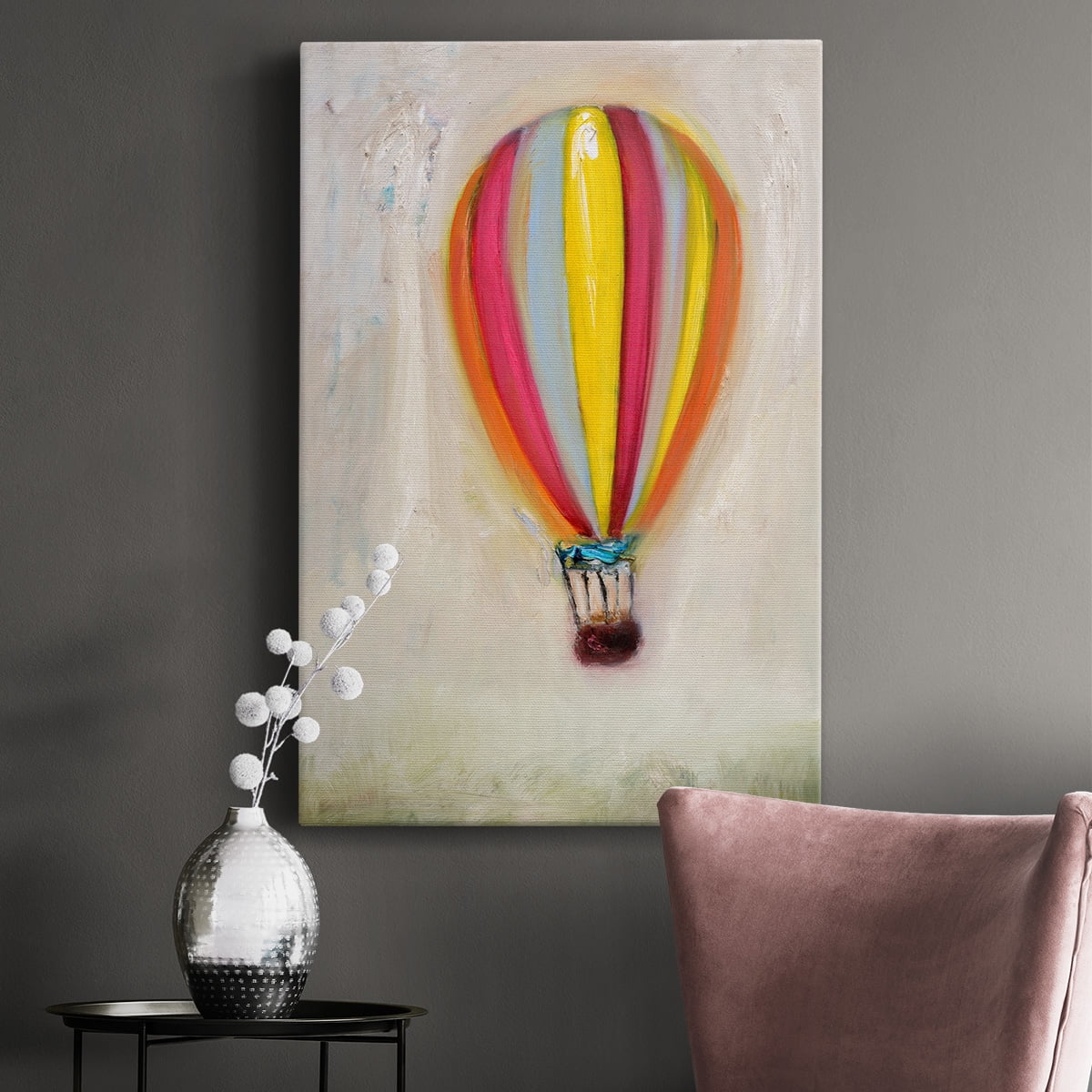Lucky Hot Air Balloon Premium Gallery Wrapped Canvas - Ready to Hang
