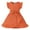 ZD-Orange, variant on Tulle Dress for Baby Girls Toddler Girls Dress Cotton Linen Ruffle Sleeveless Kids Casual Party Dresses Orange Size,3-4 Years