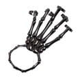 thumbnail image 1 of Pulsera de cráneo jinwen ajustable Anillos Halloween Punk negro, 1 of 7