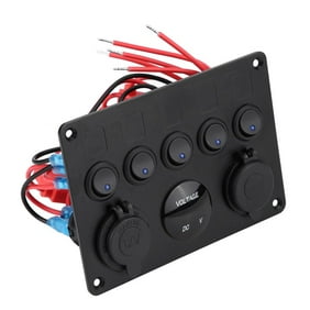 Extreme Max 3006 6801 Marine Grade 12v Toggle Switch Panel 3 Toggle Switches Amp 2 Usb