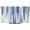 Blue, variant on TV Cover Indoor, Blue Gray Stretch TV Dust Cover Television Screen Protector, Modern Simple Abstract White Ombre Texture Elastic Polyester Display Covers, Monitor Slipcover for LED LCD TVs 24 Inch