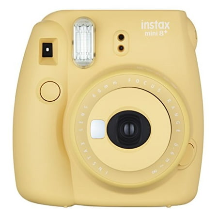 Fujifilm Instax Mini 8+ (Honey) Instant Film Camera + Self Shot Mirror for