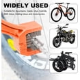 thumbnail image 6 of chasenew 2 PCS Bike or Motorcycle Chain Washer, Motorcycle Chain Gear Dirt Clean Brushes, Universal Bicycle Chain Dirt Remover Washing Tool for Mountain Bike Motorcycle (Red+Orange), 6 of 6