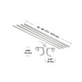 thumbnail image 3 of Umbra Twilight Expandable Double Curtain Rod 28-48", 3 of 19