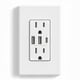 thumbnail image 1 of ELEGRP - Toma de pared USB C de 3 puertos, toma eléctrica de 30 W 6.0 A, resistente a manipulaciones, 1 of 8