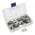 thumbnail image 4 of Cord Terminal, Non-insulated Electrical Wire Ferrule High Electric Conductivity With Tin-plated  For Electrical Splice DIY, 4 of 8