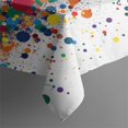 thumbnail image 4 of Rectangle Table Cloths Rainbow Dot Colorful Polka Dot Tableclothes 60x102inch Table Cover Washable Polyester Durable Table Cloth for Dining Table Buffet Parties and Camping, 4 of 6