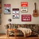 thumbnail image 5 of Señal Advertencia Metal Retro Letrero Pintura Hierro Rectangular 30x40cm 5 Uds., 5 of 9
