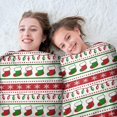 thumbnail image 5 of Red Christmas Stocking and Snowflake Pattern Round Blanket,Comfortable Soft Flannel Throw Blanket,All Season,Warm Lightweight Blankets for Sofa Bed Couch Living Room Chair 47"x47", 5 of 5