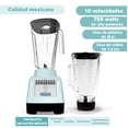 thumbnail image 1 of Licuadora Bartech 750W 10 Velocidades Vaso Vidrio 1.2L y Plástico 2L Alta Potencia Menta, 1 of 1