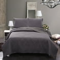 thumbnail image 1 of JML Quilt Set King 3 Piece Coverlet, Microfiber Embossed Bedspread with 2 Shams, 92"x104", 1 of 5
