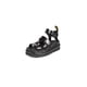 thumbnail image 1 of Dr. Martens Blaire Fisherman Sandalia de cuero Brando negro para mujer, 1 of 5