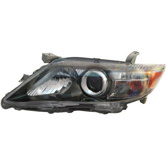 Right Headlight Assembly - Compatible with 2010 - 2011 Toyota Camry SE Sedan