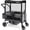 Gray, variant on TouHeart 2 Seater Wagon Stroller with Canopy, Folding Stroller Wagon for Kids, 220 lbs Capacity,Black