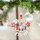 thumbnail image 1 of XWSHYW Decoraciones Navideñas Colgante de Madera Hueca para Navidad, Etiqueta Colgante para Árbol de Navidad, Colgante Pequeño, Hombre Anciano Sin Rostro, Decoraciones Navideñas, 1 of 6
