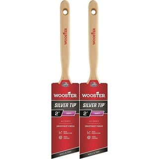 Wooster Brush 5221 3 Inch Silver Tip Angle Sash Paintbrush - 2 Pack