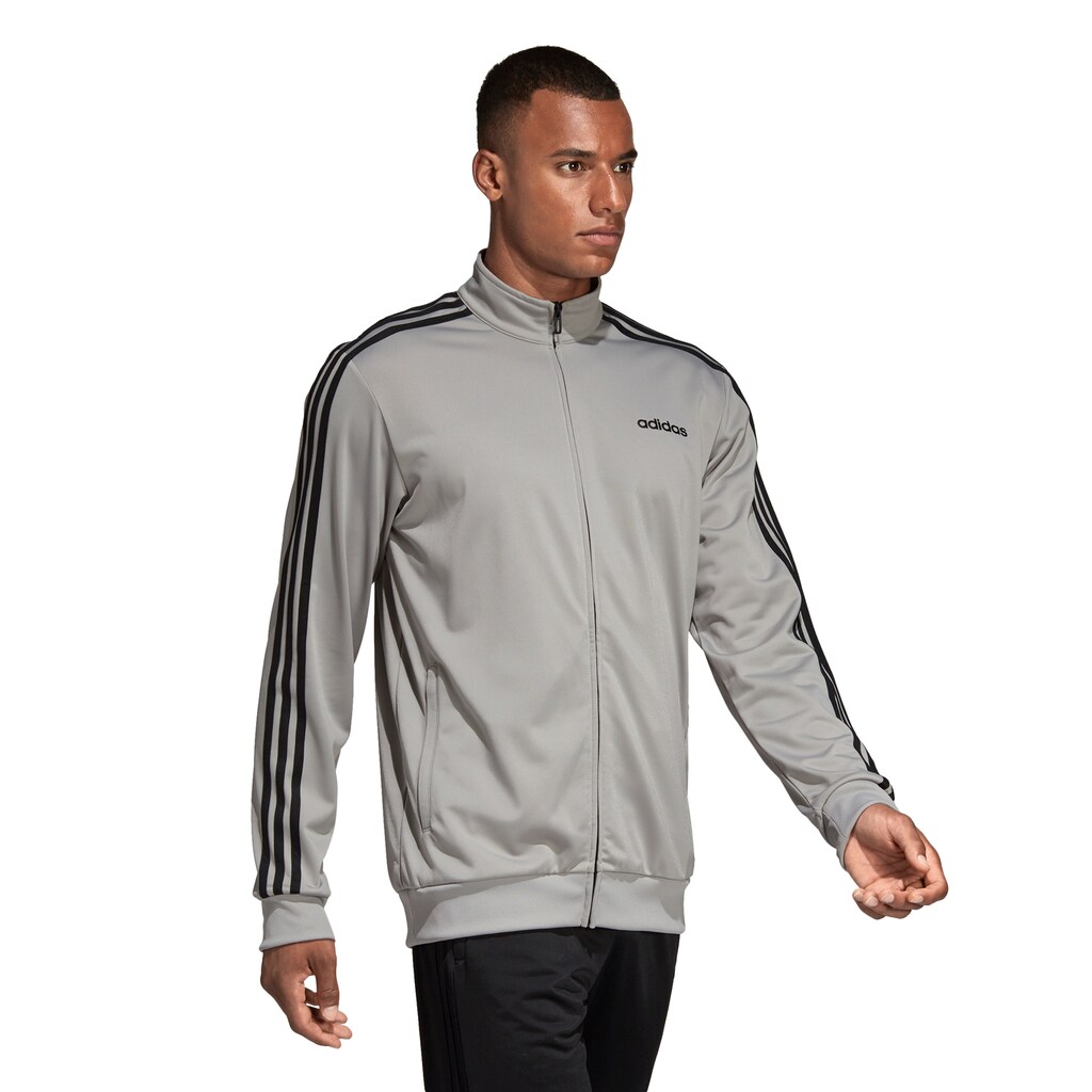 Adidas Men's Essential 3Stripe Tricot Track Jacket - image 4 of 6