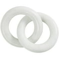 thumbnail image 5 of CosmoLiving by Cosmopolitan White Marble Chain Handmade Geometric 2 Link Decorative Sculpture, 7" x 5" x 2", 5 of 12