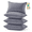 Dark Grey & Black, variant on Sasttie Bed Pillows King Size Set of 4, Hotel Down Alternative Sleeping Bed Pillows for Side Back Stomach Sleepers
