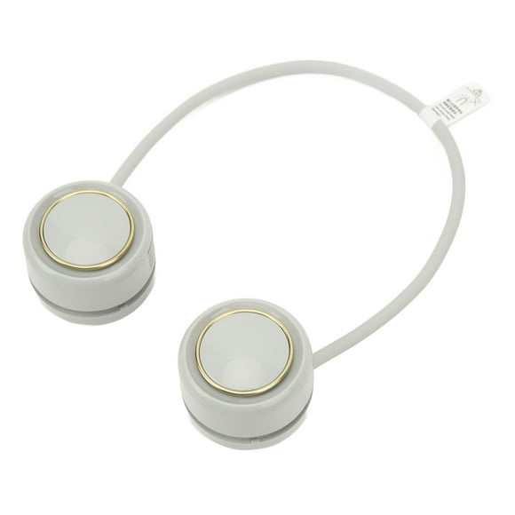 Abanico para colgar en el cuello, plegable, de 3 engranajes, silencioso, sin aspas, de 3 niveles, para la escuela, 1600 mAh, color verde hielo YUNYI BRAND Deportes