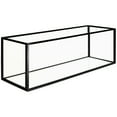 thumbnail image 3 of Koyal Wholesale Long Glass Candle Holder Centerpiece Box, Black 12 x 4 x 4 Inches, Centerpiece Tray Décor, 3 of 5
