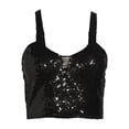 thumbnail image 5 of Madden NYC Juniors’ Sequin Bustier Top, Sizes XS-XXXL, 5 of 5