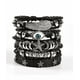 thumbnail image 1 of Brazalete Pulsera Xtellar Para Hombre Mujer 5 Piezas Ajustable Cuero 2, 1 of 4