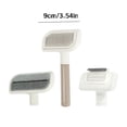 thumbnail image 3 of Pet Supplies 4 In 1 Self Detangling Grooming Comb with Undercoat Rake Dematting Shedding Brush and Lint Brush Ergonomic Self Cleaning Design for Cats Dogs Small, 3 of 8