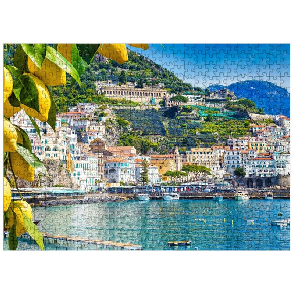 Rompecabezas MyPuzzle Amalfi Italia Paisaje Panoramico 500 piezas