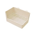 thumbnail image 3 of Milaget Rabbit Potty Trainer Tray Bedding Box Easy to Clean Litter Pan Pets Toilets for Brown, 3 of 9