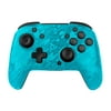 PDP Gaming Faceoff Wireless Deluxe Controller: Neon Blue Camo - Nintendo Switch