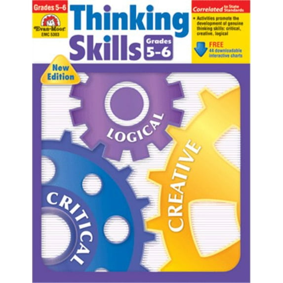 Pre-Owned Thinking Skills Grade 5-6 (Paperback) 1557998671 9781557998675