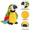 thumbnail image 2 of Juguete De Loro Eléctrico, Juguete Parlante, Juguete De Peluche, Con Función De Grabación Y Reproducción, Juguete De Peluche Para Niños Y Adolescentes (verde) Rojo Verde Cocina, Decoración y Otros, 2 of 5